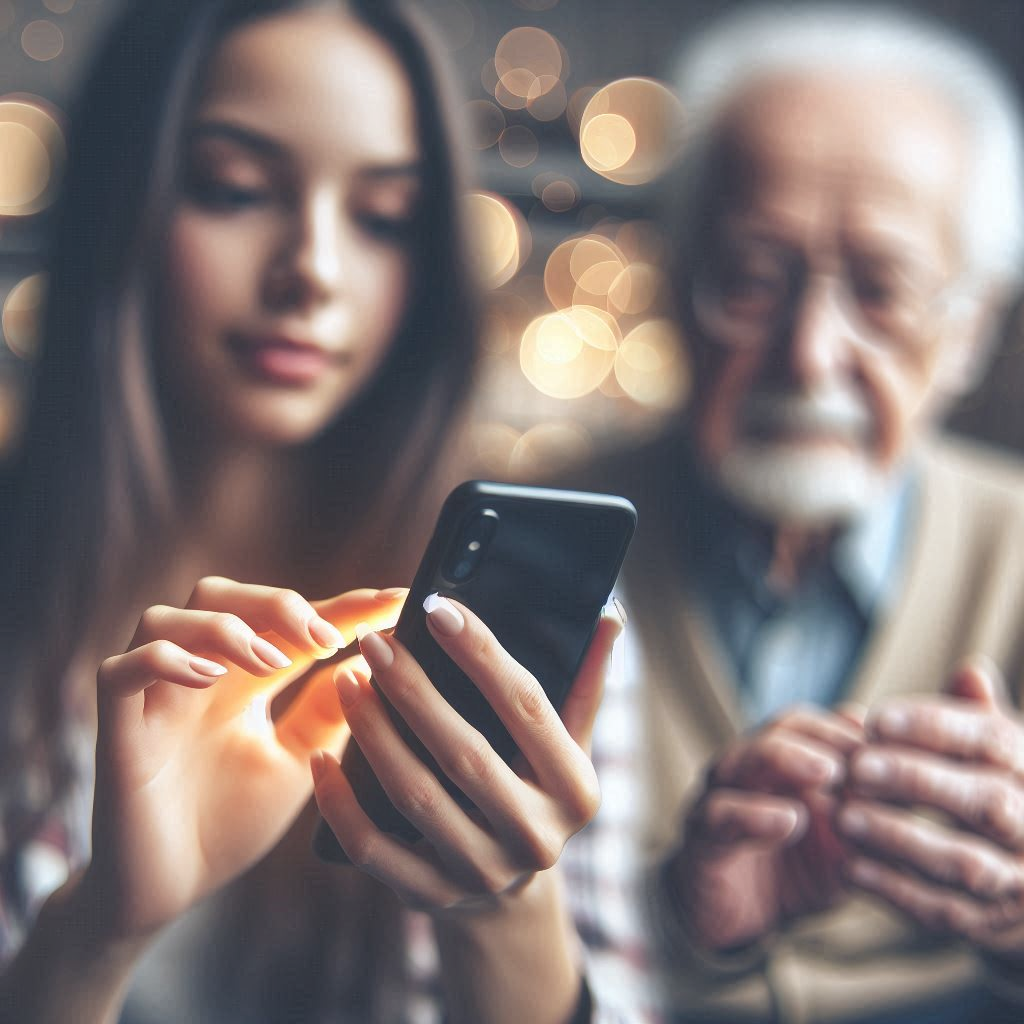 young woman and phone-2